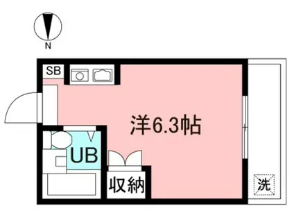 モント北沢(ワンルーム/1階)の間取り写真
