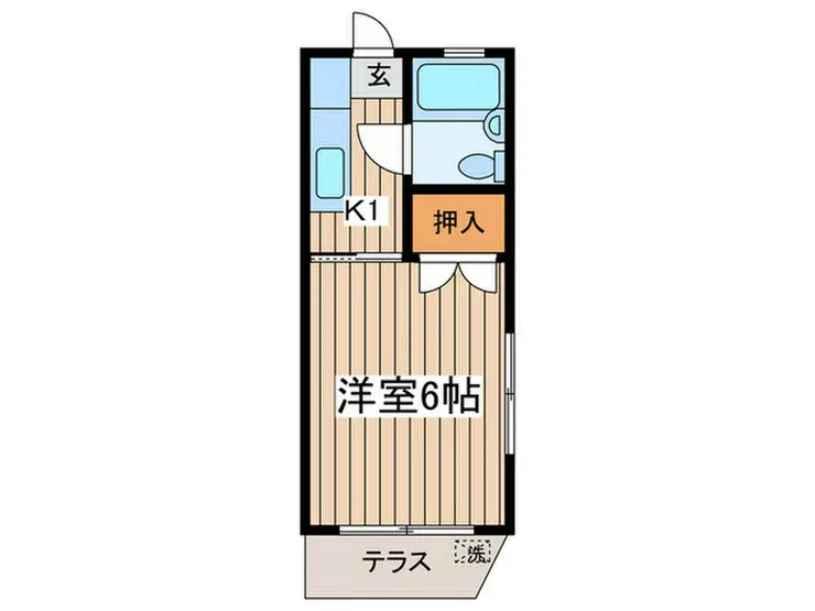 メゾン富士 1階階 間取り