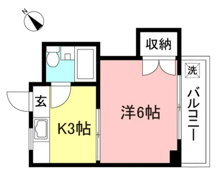 荒井ビル 3階階 間取り
