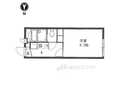 レオパレスオーキッド1(1K/2階)の間取り写真