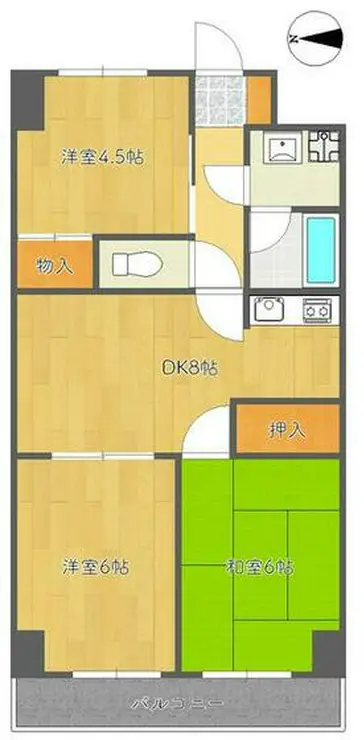 ルミエール 5階階 間取り