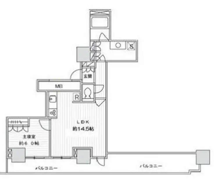 ラクシア品川ポルトチッタ 8階階 間取り