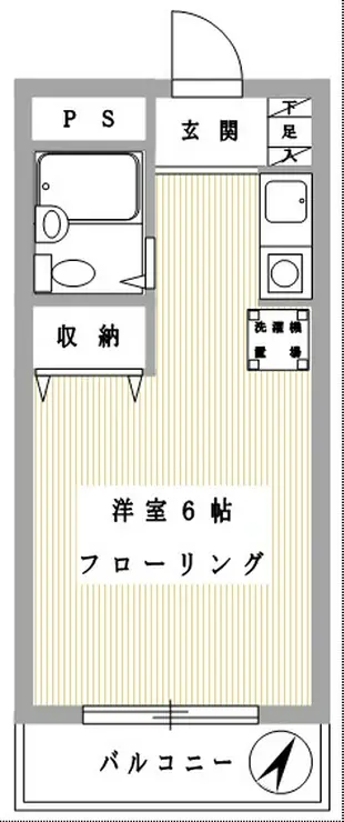 キャトルセゾン清瀬 4階階 間取り