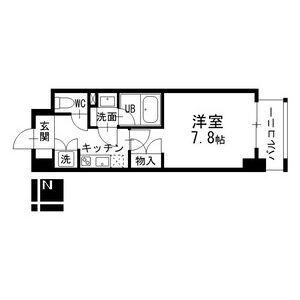 コンフォート新栄(1K/7階)の間取り写真