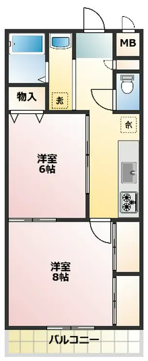 アグリふじみ野 2階階 間取り
