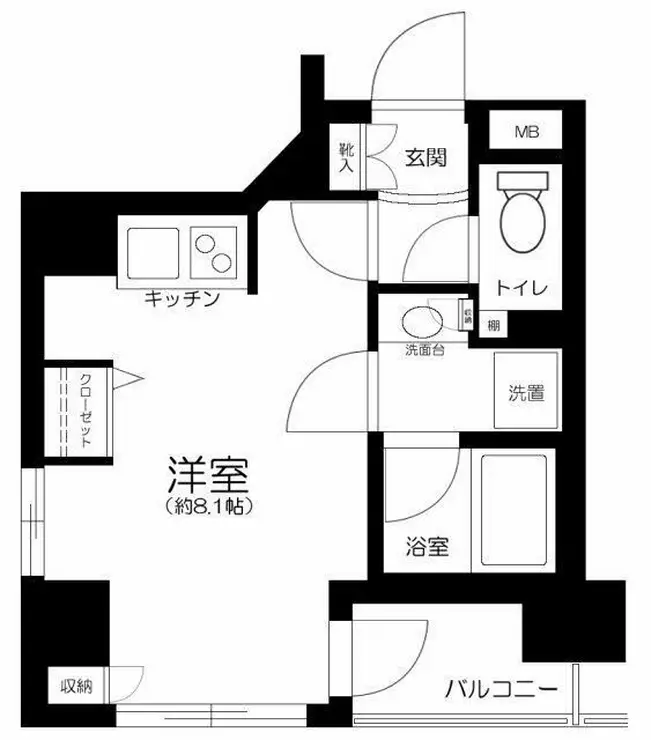 インシティ浜松町 5階階 間取り