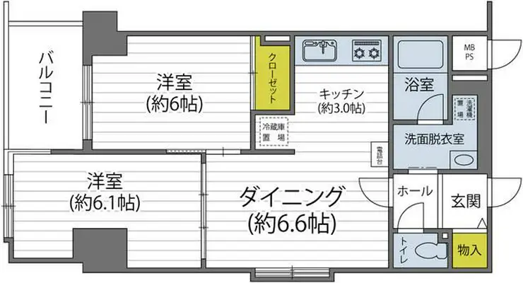 ステーションプラザ立会川 7階階 間取り