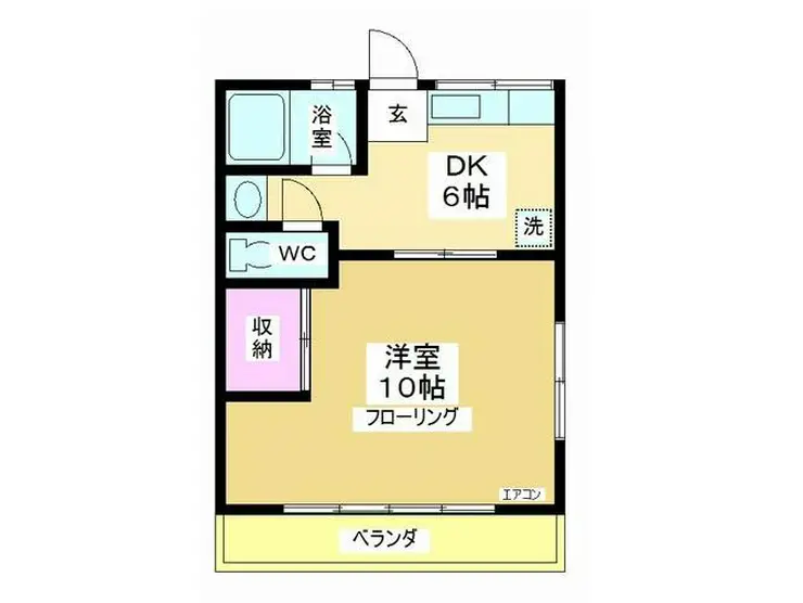 コーポ町田 2階階 間取り
