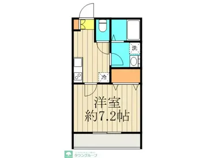 リーヴェル新小岩プレミオ(1K/1階)の間取り写真