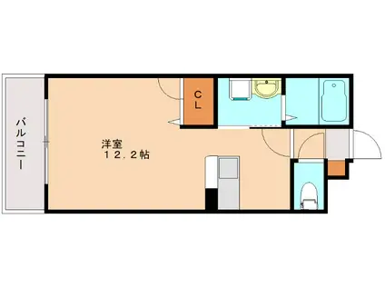 プラザ・デル・ソル本郷(1LDK/11階)の間取り写真