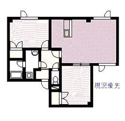 AXIS5-23(2LDK/2階)の間取り写真