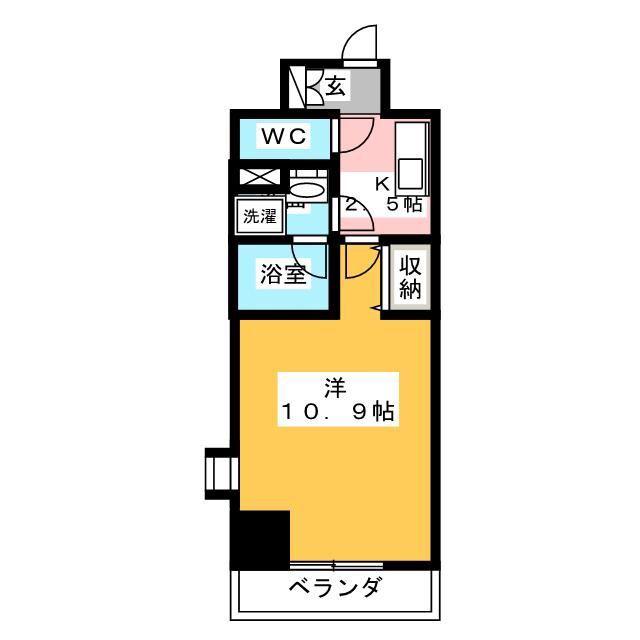 レガーロ御茶ノ水II(1K/5階)の間取り写真