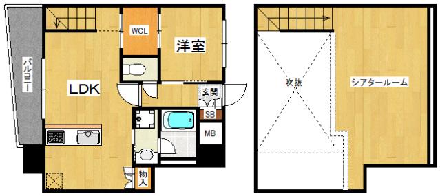 プライムアーバン博多東(1LDK/11階)の間取り写真