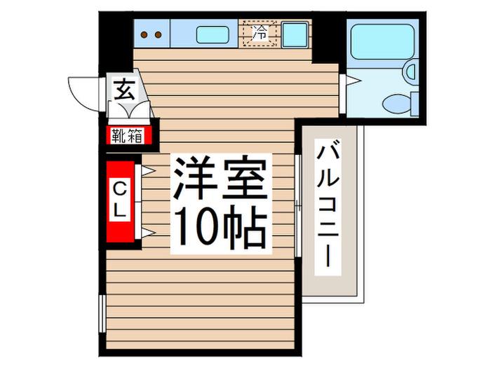 オネスティ船橋11番館(ワンルーム/3階)の間取り写真
