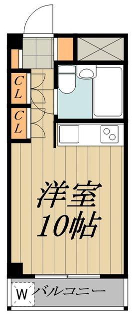 アルカサール吉祥寺(ワンルーム/3階)の間取り写真