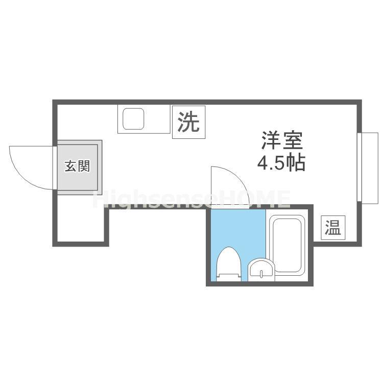 サクセスコート都島(ワンルーム/6階)の間取り写真
