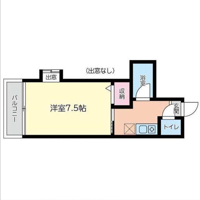 フィットライフ 馬借(1K/7階)の間取り写真