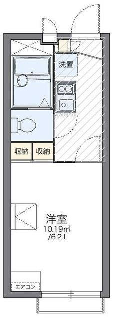 レオパレスTAKA イプシロン(1K/2階)の間取り写真