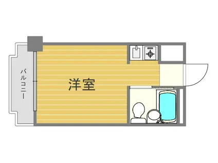 レアレア梅田5番館(ワンルーム/5階)の間取り写真