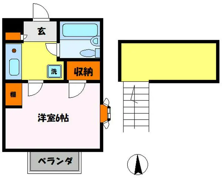 K・S新松戸クラブ 2階階 間取り