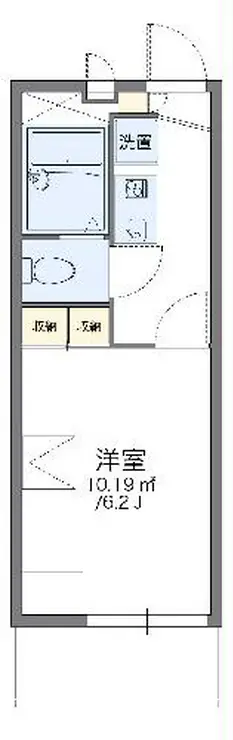 レオパレスレジデンス 3階階 間取り