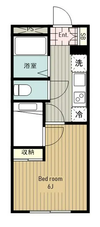 レオパレスサニーハイツ 3階階 間取り