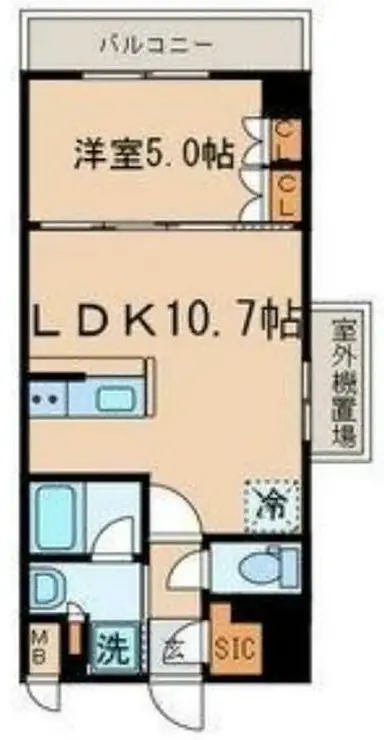 笹塚KYハイツ 3階階 間取り