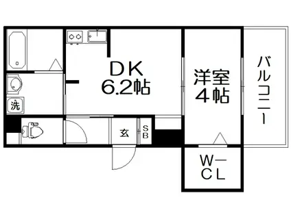 A-NEXT星ヶ丘(1DK/2階)の間取り写真