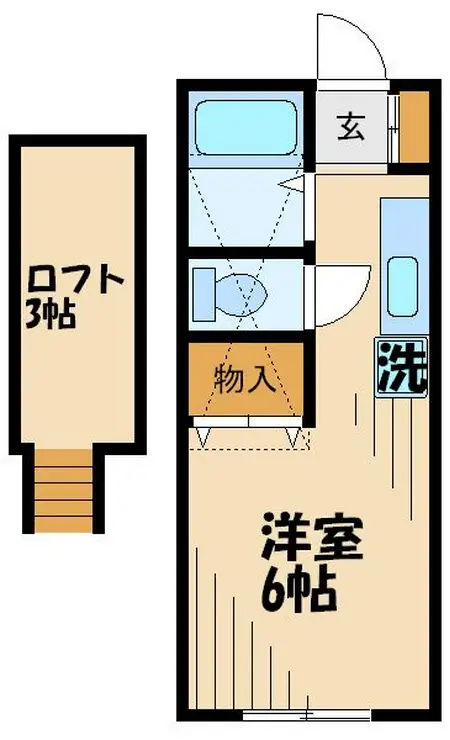 スカイウェイ 2階階 間取り