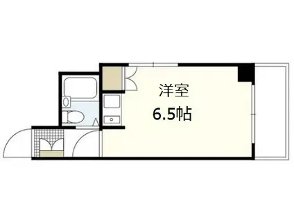 アメニティ吉島通(ワンルーム/3階)の間取り写真