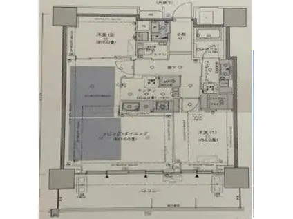ベイシティタワーズ神戸ウエスト(2LDK/12階)の間取り写真