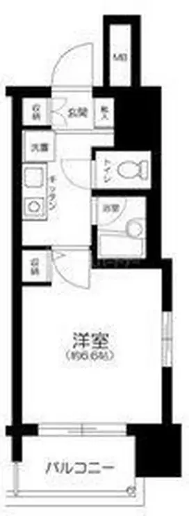 サンクレイドル・レヴィール池袋 7階階 間取り