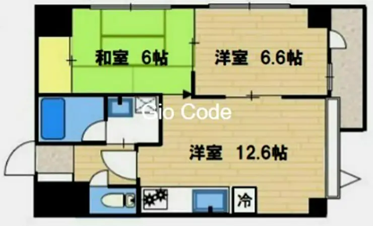 ピュアパレスTM 2階階 間取り