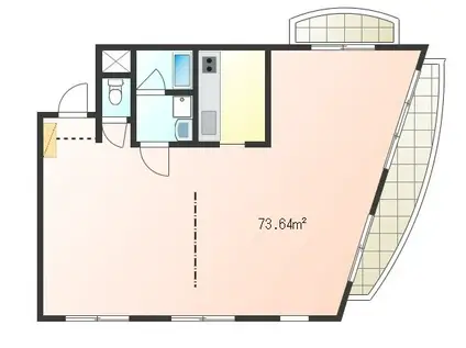 末武ビル(1K/3階)の間取り写真