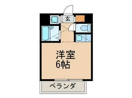 フォトリエ モリ(ワンルーム/7階)の間取り写真