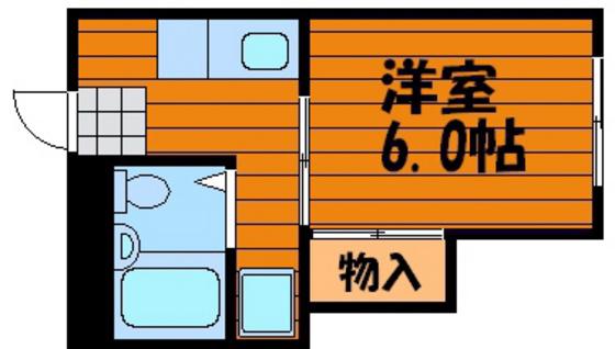 レクサス神田(1K/3階)の間取り写真