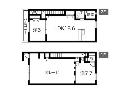 コヴェントリークライマックス(2LDK/2階)の間取り写真