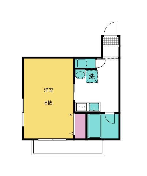 SOLEIL(1K/3階)の間取り写真