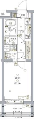 クレヴィスタ池袋ウエスト(1K/4階)の間取り写真