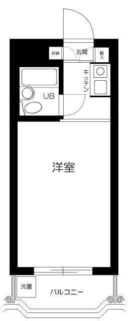アートイン 杉並(ワンルーム/3階)の間取り写真
