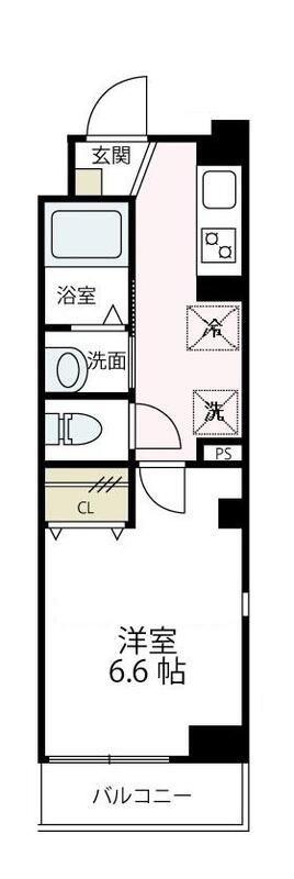 QUARTO PIANOクアルトピアノ(1K/5階)の間取り写真