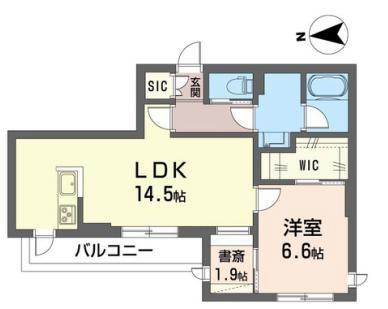 ラコルト井荻(1LDK/3階)の間取り写真