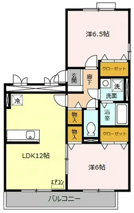 フェニックス小仙波B 3階階 間取り