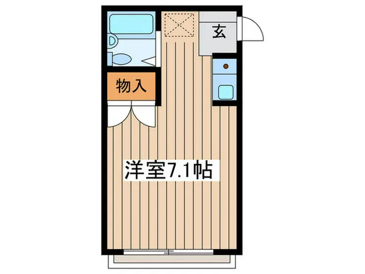 レイリッジ中野島 2階階 間取り