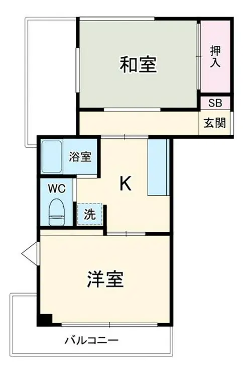コンフォール長沼 2階階 間取り