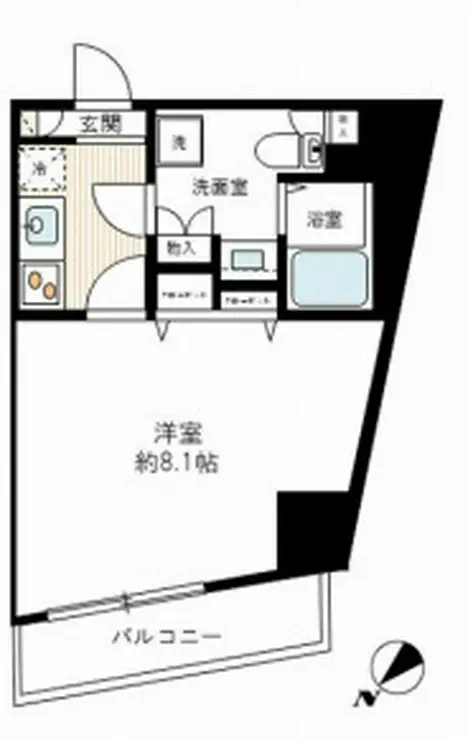 ステージファースト西巣鴨二番館 7階階 間取り