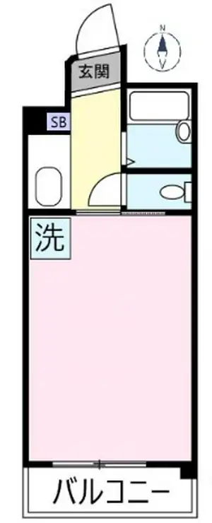エルウイング立川二番館 3階階 間取り