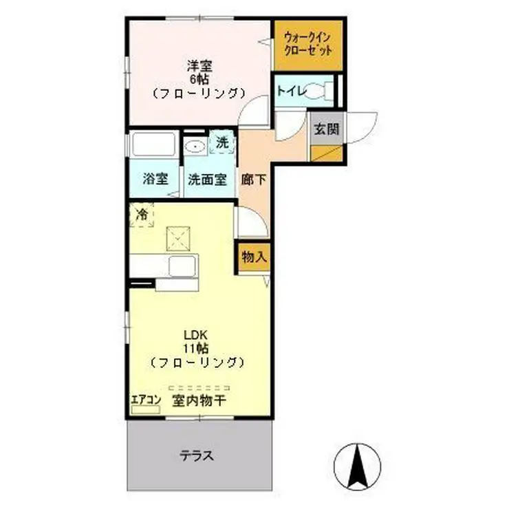 アルテシア雅II 1階階 間取り