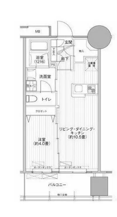 桜ヒルズ九段北 9階階 間取り