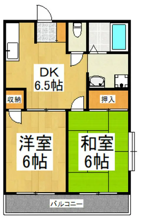 メゾン向台 2階階 間取り